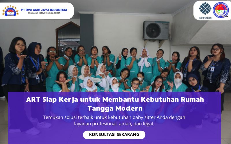 ART Siap Kerja untuk Membantu Kebutuhan Rumah Tangga Modern