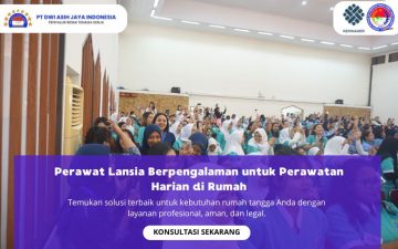 Perawat Lansia Berpengalaman untuk Perawatan Harian di Rumah