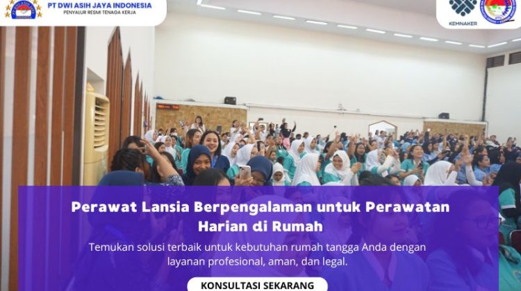 Perawat Lansia Berpengalaman untuk Perawatan Harian di Rumah